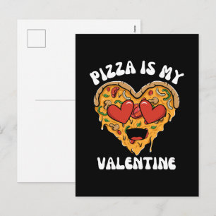 Cartes Pour Fêtes Annuelles Pizza Est Ma Saint-Valentin