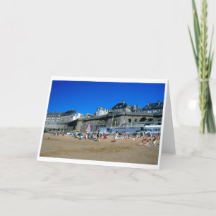 Cartes Pour Fêtes Annuelles Plage à St Malo, France