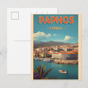 Cartes Pour Fêtes Annuelles Plage de Paphos - Cadeaux souvenirs de voyage à Ch