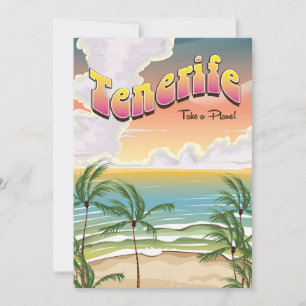 Cartes Pour Fêtes Annuelles Plage de Tenerife