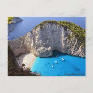 Cartes Pour Fêtes Annuelles Plage de Zakynthos, Grèce