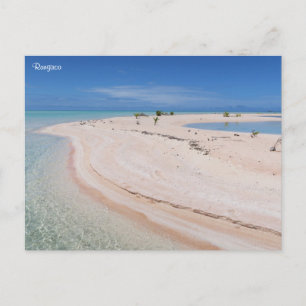 Cartes Pour Fêtes Annuelles Plage tropicale de Rangiroa