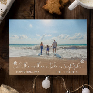 Cartes Pour Fêtes Annuelles Plage Vacances Tropicales Vacances Noël Photo
