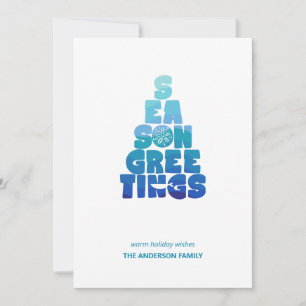 Cartes Pour Fêtes Annuelles Plages Mers Et Salutations