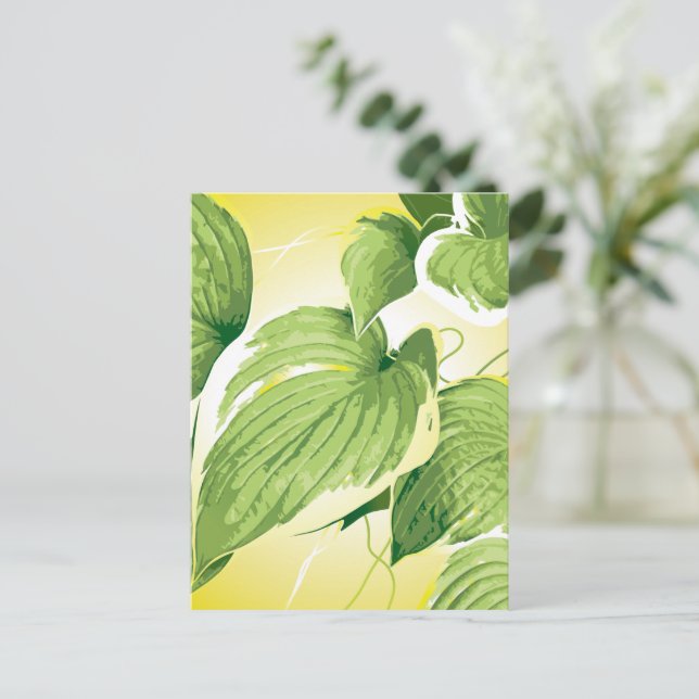 Cartes Pour Fêtes Annuelles Plante de ficus 4 (Debout devant)