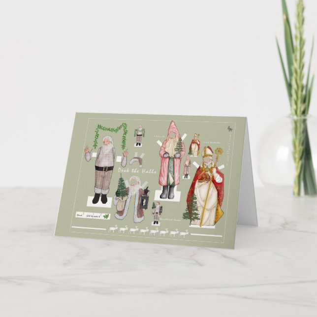 Cartes Pour Fêtes Annuelles Plate-forme les halls (Devant)