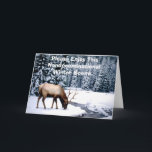 Cartes Pour Fêtes Annuelles Please Enjoy This Nondenominational Winter Scene.<br><div class="desc">Please Enjoy This Nondenominational Winter Scene. YOU HEATHÈNES !</div>