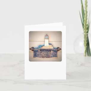 Cartes Pour Fêtes Annuelles Pleasure Point Lighthouse Card