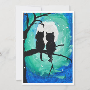 Cartes Pour Fêtes Annuelles Pleine lune