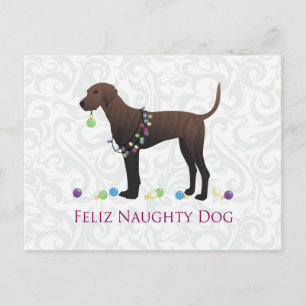 Cartes Pour Fêtes Annuelles Plott Hound Christmas