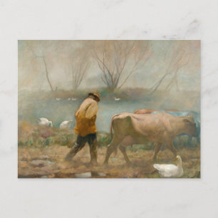 Cartes Pour Fêtes Annuelles Pluie d'avril par Newell Convers Wyeth