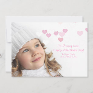 Cartes Pour Fêtes Annuelles Pluie Love Valentine's Day Card