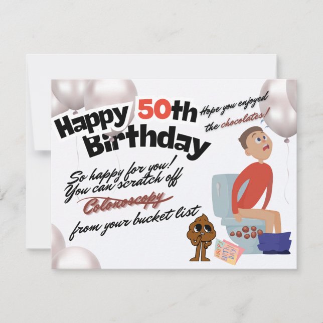 Cartes Pour Fêtes Annuelles Plus de 50 dramatiques (Devant)