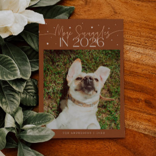 Cartes Pour Fêtes Annuelles Plus de Câlins 2026 Nouvel An Photo de compagnie e