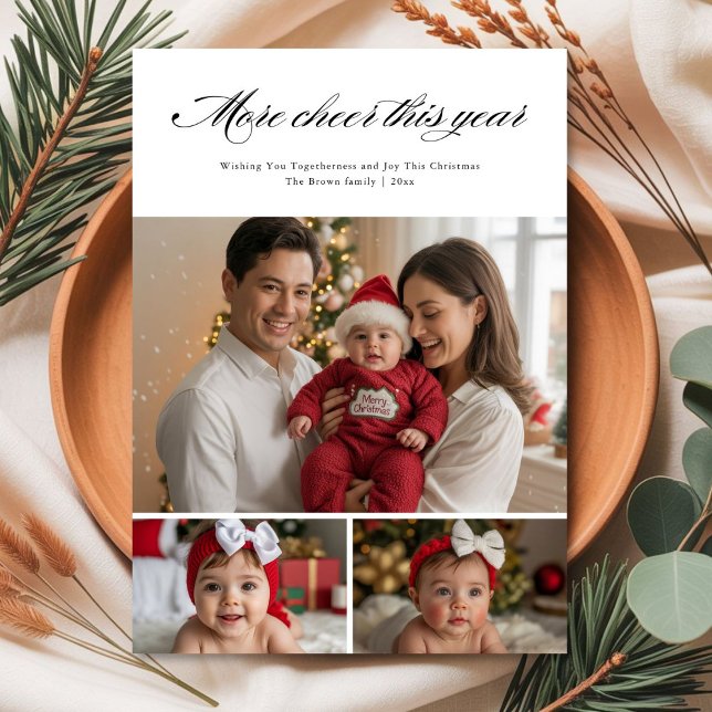 Cartes Pour Fêtes Annuelles Plus de joie cette année - Joyful Family Christmas (Créateur téléchargé)