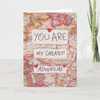 Cartes Pour Fêtes Annuelles Plus grande aventure - Valentines Day Card
