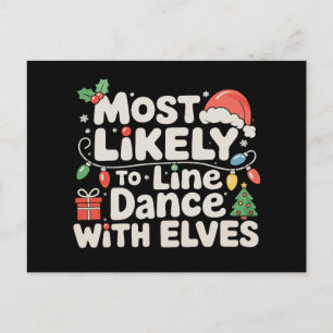 Cartes Pour Fêtes Annuelles Plus susceptible de faire une ligne de danse avec 