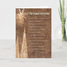 poème de vœux de Noël