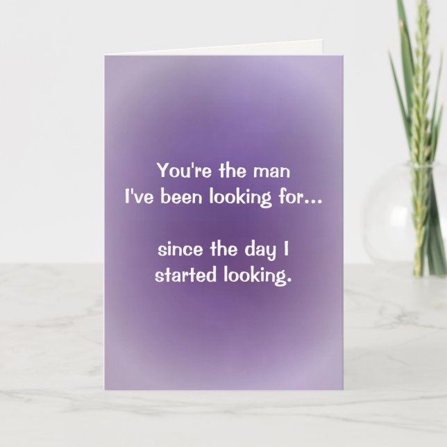 Cartes Pour Fêtes Annuelles Poème Soul Connection pour lui (Devant)