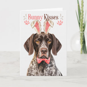 Cartes Pour Fêtes Annuelles Pointeur à courte distance allemand Bunny de chien
