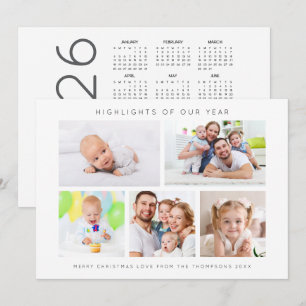 Cartes Pour Fêtes Annuelles Points forts du calendrier photo de Noël 2026 de l