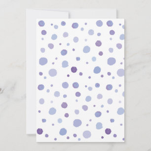 Cartes Pour Fêtes Annuelles pois peints à la main