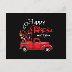 Cartes Pour Fêtes Annuelles Poison de Firefighter Happy Valentine Day Firefi