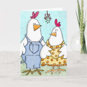 Cartes Pour Fêtes Annuelles Poisson de poulet
