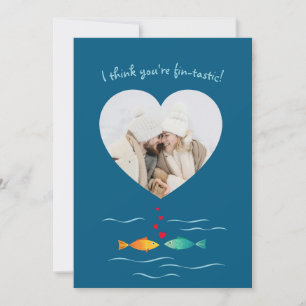 Cartes Pour Fêtes Annuelles Poisson Drôle de Blague Photo Personnalisée Saint
