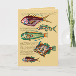 Cartes Pour Fêtes Annuelles Poisson rouge et amis