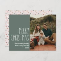 Polka Boho vert point Noël photo unique