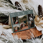 Cartes Pour Fêtes Annuelles Polka Boho Vert Point Noël Plié Cinq Photo<br><div class="desc">Cette carte de vacances à cinq photos pliée de Noël est parfaite pour votre accueil de vacances à la campagne bohème moderne inspiré d'une ferme. La police de caractères rustique classique mais délicate dessinée à la main lui donne un aspect terreux vintage tout en le gardant mignon et simple. Les...</div>