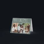 Cartes Pour Fêtes Annuelles Polka Boho vert point Noël Trois photos pliées<br><div class="desc">Cette carte de vacances pliée en trois photos de Noël à pois de sauce vert est parfaite pour votre accueil de vacances bohème moderne inspiré de la ferme. La police de caractères rustique classique mais délicate dessinée à la main lui donne un aspect terreux vintage tout en le gardant mignon...</div>