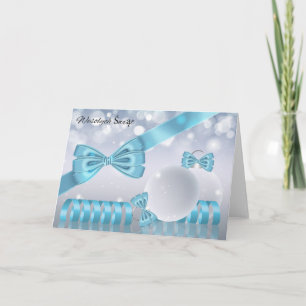 Cartes Pour Fêtes Annuelles Polonais - Stylish Christmas Greeting Card Ornemen