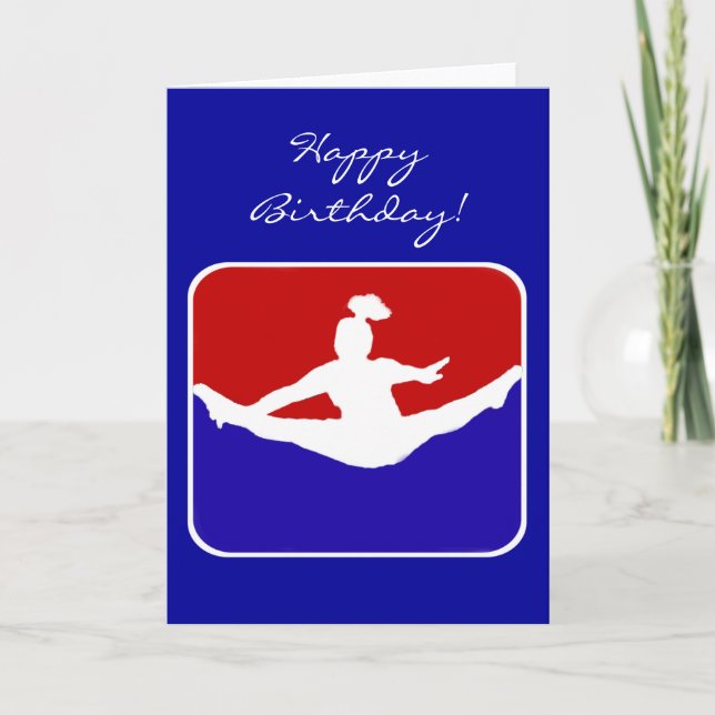 Cartes Pour Fêtes Annuelles Pom-pom girl (Devant)