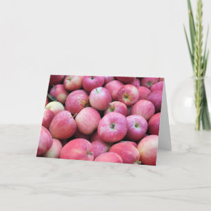Cartes Pour Fêtes Annuelles Pommes Fraîches Du Verger