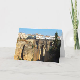 Cartes Pour Fêtes Annuelles Pont à Ronda en Espagne