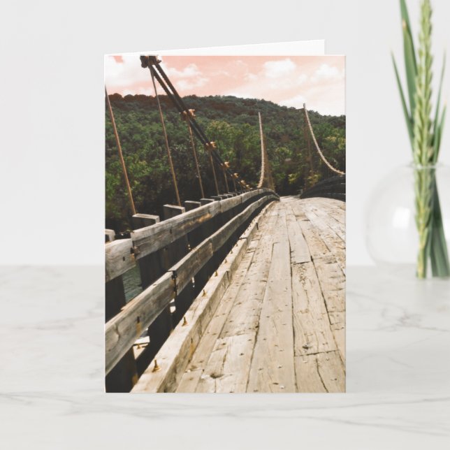 Cartes Pour Fêtes Annuelles pont de castor (Devant)