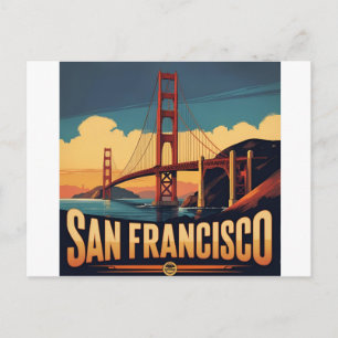Cartes Pour Fêtes Annuelles Pont du Golden Gate San Francisco