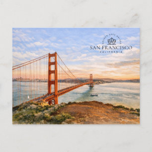 Cartes Pour Fêtes Annuelles Pont du Golden Gate, San Francisco Californie