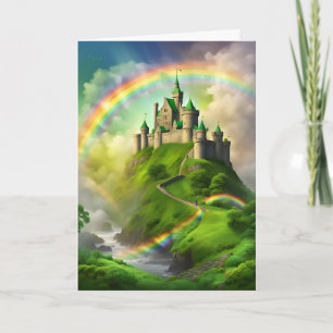 Cartes Pour Fêtes Annuelles Ponts faits d'arcs-en-ciel Saint-Patrick