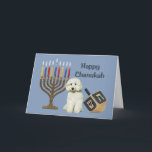 Cartes Pour Fêtes Annuelles Poodle Chanukah Card Menorah Dreidel<br><div class="desc">Se souvenir de sa famille et de ses amis pendant la saison de Chanukah est un merveilleux moyen de rester en contact avec les gens qui vous aiment et qui vous tiennent à coeur. J'ai créé ces cartes de chien Chanukah avec amour et attention et je suis sûr que quiconque...</div>
