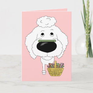 Cartes Pour Fêtes Annuelles Poodle - Chasse Aux Os De Pâques, N'Importe Qui ?