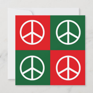 Cartes Pour Fêtes Annuelles Pop Art Christmas PEACE