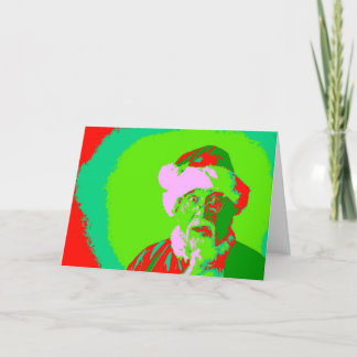 Cartes Pour Fêtes Annuelles Pop art Noël Père Noël cool - personnalisable