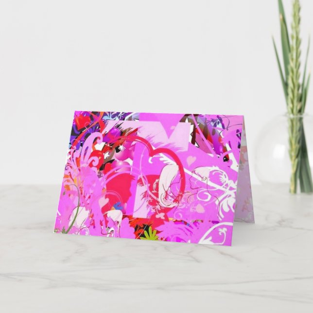 Cartes Pour Fêtes Annuelles Pop Love Card (Devant)