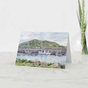 Cartes Pour Fêtes Annuelles Port de Cleggan, Connemara, Comté de Galway