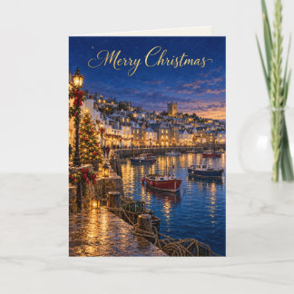 Cartes Pour Fêtes Annuelles Port de St Ives Joyeux Noël