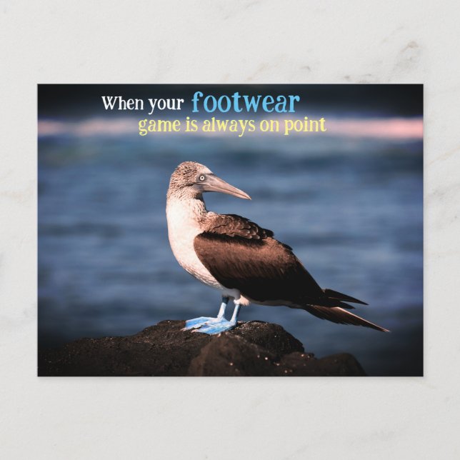 Cartes Pour Fêtes Annuelles Porte à pieds bleus (Devant)