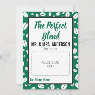 Cartes Pour Fêtes Annuelles Porte-carte cadeau de café personnalisé pour maria